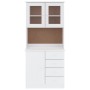 Aparador alto ALTA madera maciza de pino blanco 77x35x165 cm