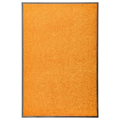 Felpudo lavable naranja 60x90 cm
