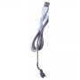 Armario de baño con espejo LED gris brillante 62x14x60 cm