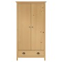 Armario de 2 puertas Hill madera maciza pino 89x50x170cm