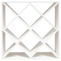 Botellero de madera maciza de pino blanco 62x25x62 cm