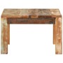 Mesa de centro de madera maciza reciclada 55x55x35 cm