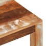 Mesa de centro de madera maciza reciclada 55x55x35 cm