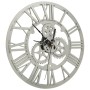 Reloj de pared acrílico plateado 30 cm