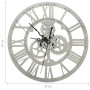 Reloj de pared acrílico plateado 30 cm