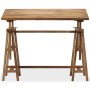 Mesa de dibujo de madera maciza de mango 116x50x76 cm