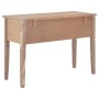 Escritorio de madera marrón 109,5x45x77,5 cm