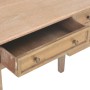 Escritorio de madera marrón 109,5x45x77,5 cm