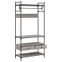 Armario cajones madera ingeniería gris Sonoma 89x39x184,5 cm