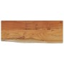 Estante pared rectangular madera acacia borde vivo 80x30x3,8 cm