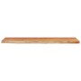 Estante pared rectangular madera acacia borde vivo 120x30x3,8cm