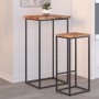 Tablero de mesa rectangular acacia borde vivo 40x40x2,5 cm