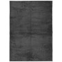 Alfombra pelo corto look escandinavo IZA antracita 200x280 cm