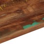 Tablero mesa rectangular madera maciza reciclada 100x60x1,5 cm