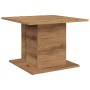 Mesa de centro madera ingeniería roble artisan 55,5x55,5x40 cm