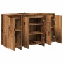 Aparador madera de ingeniería madera envejecida 120x41x75 cm