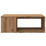 Mesa de centro madera de ingeniería roble artisan 90x67x33 cm