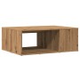 Mesa de centro madera de ingeniería roble artisan 90x67x33 cm