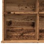 Mueble de CD madera de ingeniería envejecida 100x23x89,5 cm