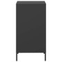 Aparador de acero laminado en frío negro 35x39x73,5 cm