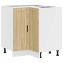 Mueble bajo esquina de cocina porto madera reconstituida