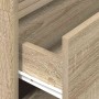 Armarios con 2 cajones 2 uds roble sonoma 60x31x40 cm