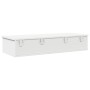 Estante de pared con cajones de madera contrachapada blanco