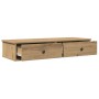 Estante de pared cajones madera contrachapada roble artesanal