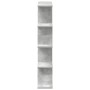 Estante cubo de pared 12 compartimentos madera gris hormigón