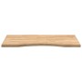Tablero escritorio rectangular madera maciza roble sin tratar