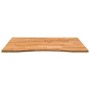 Tablero escritorio rectangular madera maciza roble marrón claro
