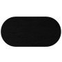 Tablero de mesa ovalado madera maciza de roble 120x60x2 cm