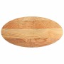 Tablero de mesa ovalado madera maciza de roble 120x60x4 cm
