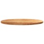 Tablero de mesa ovalado madera maciza de roble 120x60x4 cm