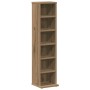 Mueble de CD madera de ingeniería roble artisan 21x20x88 cm