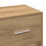 Aparador de madera de ingeniería roble artisan 91x28x75 cm
