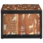 Mesa de centro multicolor 90x50x36 cm madera maciza reciclada