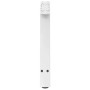Patas de mesa de centro forma A 2uds acero blanco 70x(42-43) cm