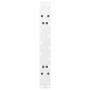 Patas de mesa de centro forma A 2uds acero blanco 70x(42-43) cm
