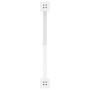 Patas para mesa de comedor en forma de X 2 uds acero blanco