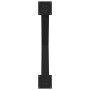 Patas para mesa de comedor en forma de X 2 uds acero negro
