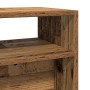 Mesa consola madera contrachapada envejecida 105x30x80 cm