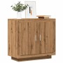 Aparador madera contrachapada roble artisian 80x40x75 cm