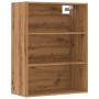 Armario colgante de pared roble artisian 69,5x32,5x90 cm