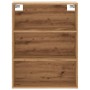 Armario colgante de pared roble artisian 69,5x32,5x90 cm