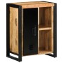 Aparador de madera maciza de mango rugosa 55x35x70 cm