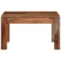 Mesa de centro madera maciza de acacia 60x60x35 cm