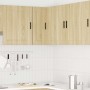 Mueble cocina esquina pared Porto roble sonoma