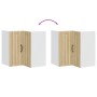 Mueble cocina esquina pared Porto roble sonoma