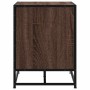 Banco zapatero madera de ingeniería marrón roble 80x40x53,5 cm